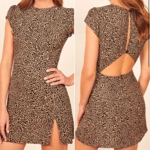 Reformation Lena Dress in Bengal - Picture 4 of 4